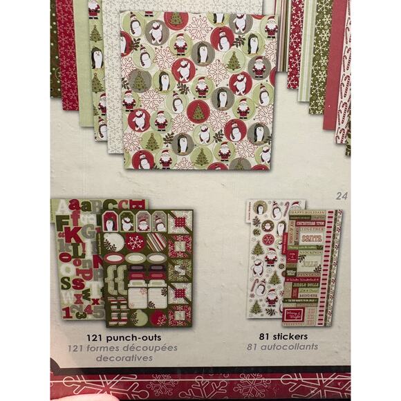 NWT Holiday(Christmas) Scrapbook Kit Album and Embellishments - Picture 3 of 6
